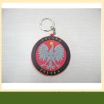 Bag or luggage accessories customized pvc Keychain 3d silicone rubber keychain
