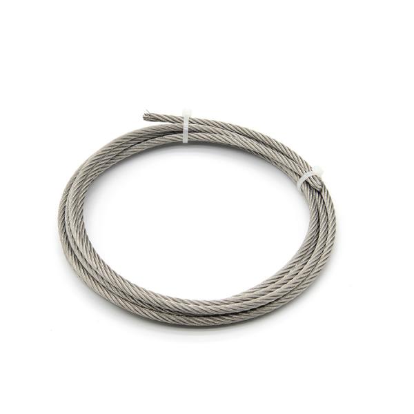 Premium 7×7 Stainless Steel Wire Rope 2mm-4mm 316 304 Ideal For Rigging Lifting
