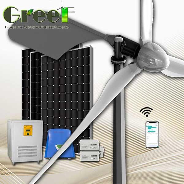 Household Rooftop Pitch Control Wind Turbine Generator Wind Mill Fan 5KW 10KW