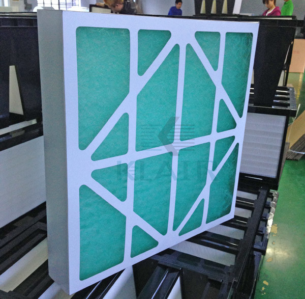 Disposable Panel HVAC Air Filters With Progressively Fiber Glass Mat Media