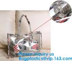 PVC Waterproof outdoor Travel Shopping Bags Fashion Lady Colorful Striped Beach