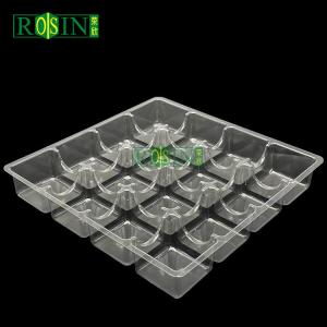 Wholesale Transparent 16 Cavity Chocolate Tray Packing Plastic Thermoformed PET Customized from china suppliers