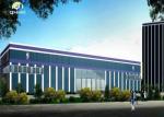 Custom Steel Structure Buildings With Steel Color Sheet Roof / Wall Panel