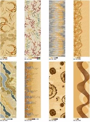China factory printed Axminster material Hallway carpet for hotel