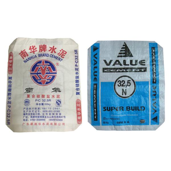 50Kg PP Block Bottom Valve Bag Adjustable By Micro Perforation QS SGS