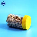 Transparent Leak Proof Plastic Jar Screw Lid Round Plastic Canisters