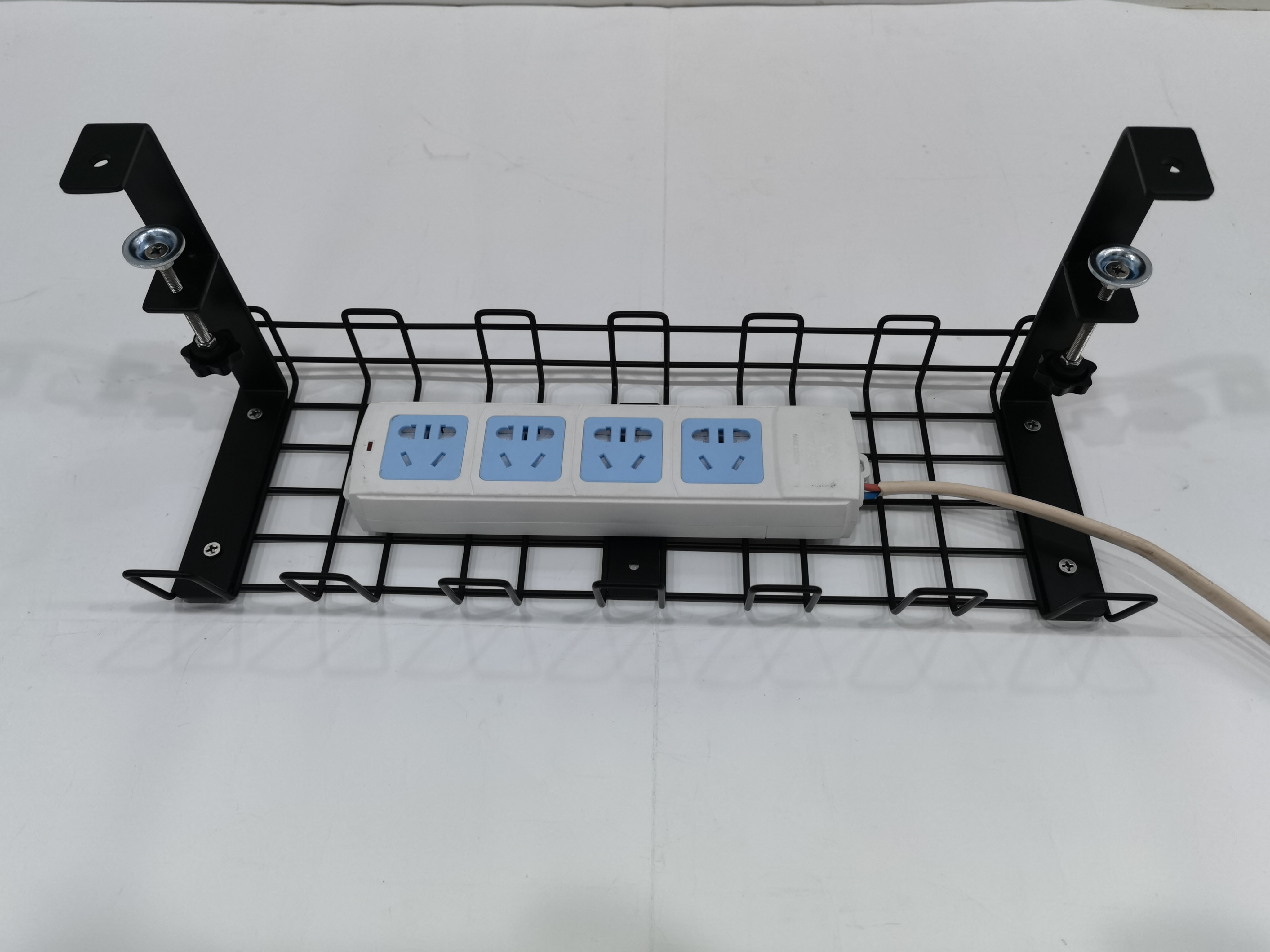 Tidy Workplace Cable Hanger Rack for Patch Leads Carbon Steel Advantage Easy Operation