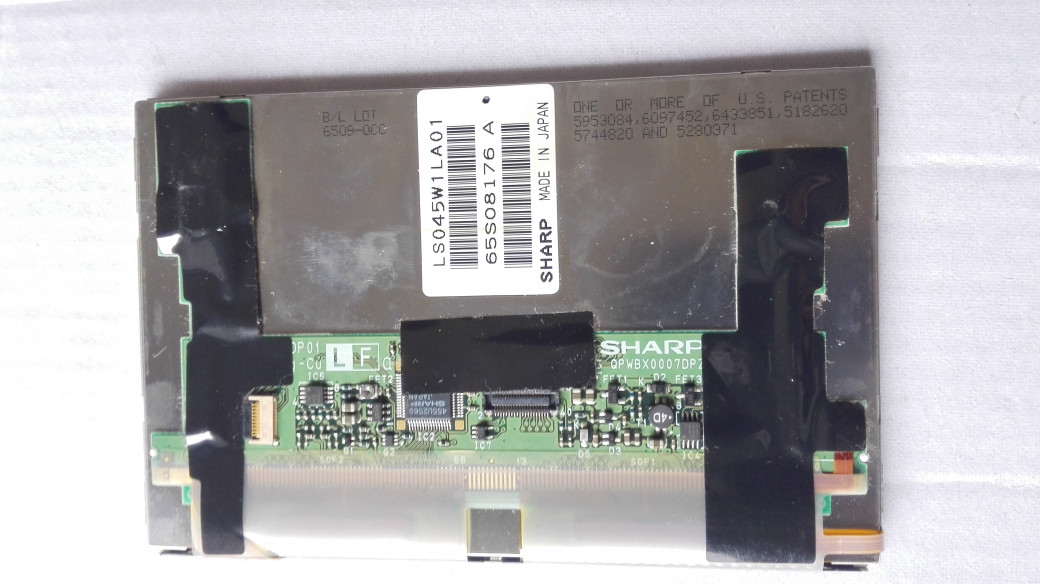 LS045W1LA01 Sharp 4.5" 1024×600RGB 200 cd/m² INDUSTRIAL LCD DISPLAY