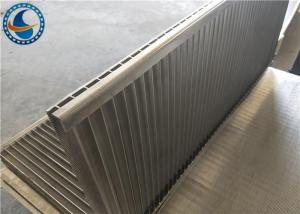 Wholesale High Precision 304 Stainless Sieve Screen , Wedge Wire Sheets 1.25mm Slot Size from china suppliers