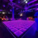 Hot Sale Light Up LED Dance Floor Wedding Portable Dancing LED 3D Mirror Dance