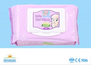 Wholesale Plain Nonwoven Baby Wet Wipes Skin Care , Natural Organic Baby Wipes No Chemicals from china suppliers