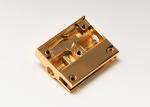 Gold Blank Handbag Accessories Hardware Finish Parts Zinc Alloy OEM / ODM