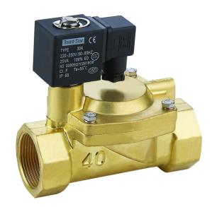 Wholesale 24VDC Brass Low Power Solenoid Valve , Liquid Solenoid Valve Two Way from china suppliers