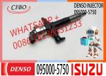 Diesel Fuel Common Rail Injector 095000-5750 8-97354811-0 For ISUZU D-MAX 4JK1
