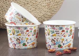 Wholesale 200ml 100% Biodegradable Branded Ice Cream Cups Single Wall Eco - Friendly from china suppliers