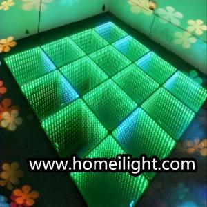 Wholesale 3D Magic Stage Effect LED RGB Mirror Dance Floor for Party Nightclub Disco Equipment from china suppliers