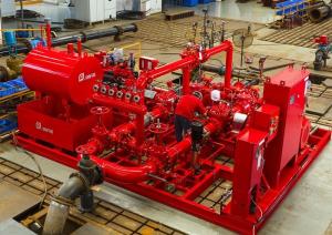 Wholesale 400GPM 100PSI Head Skid Mounted End Suction Fire Pump from china suppliers