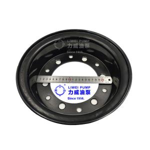 China 6 Hole Forklift Wheel Rim tyre Rim 650x10 N163-221002-000,N163-221001-000 on sale