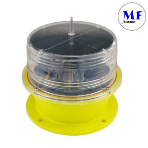 Wholesale Solar Power LED Warning Waterproof Tower Light Aircraft Warning Light Aviation Obstruction Flashing Navigation from china suppliers