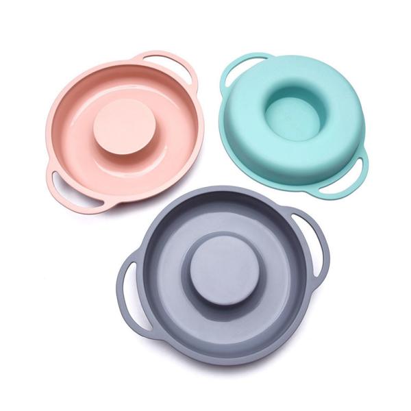 Quality BPA Free Multifunctional Food Grade Silicone Round Cake Pan for sale