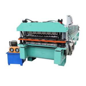 Wholesale Metal Galvanized Double Deck Roll Forming Machine For Ibr Rib Corrugated Roof Wall Sheets from china suppliers