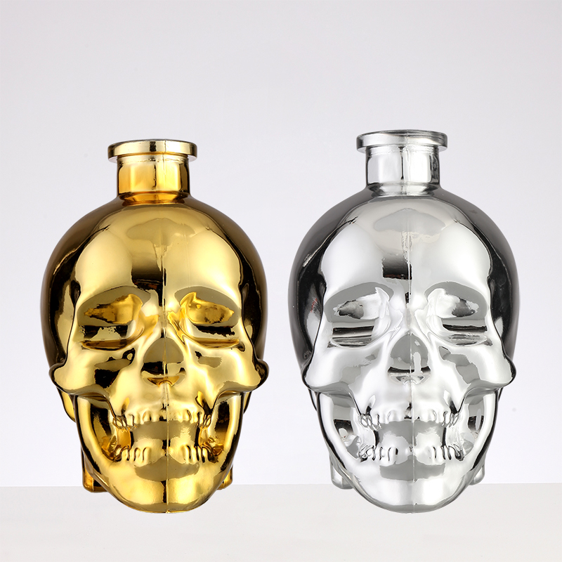 Level Carving Glass Bottles 500ML 750ML 1000ML for Customized Glass Products Liquor