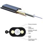 Toneable Flat SST Drop Cable Assembly Pre Connectorized 24AWG 50F