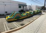 90 FT Long Obstacle Course Jumping Castle Crazy Sports Game Puncture Proof