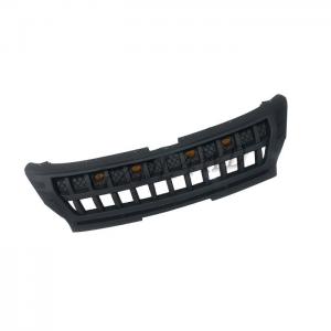 Wholesale Matte Black Front Grill Mesh With White Amber LED Lights Car Accessories from china suppliers