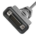 ROHS LVDS Cable Assembly HDB-26BMMA-SL7001 Male To HDB-26BFFA-SL7001 Female