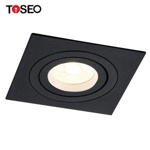 Wholesale Adjustable Square Recessed Downlight Fixtures Cutting 80mm 50 W from china suppliers