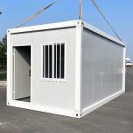 Color Sheets Finishing Light Steel Flat Pack Container Homes With 50mm/75mm