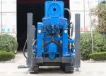 Geotechnical Diamond Hydraulic Crawler Drilling Rig Blue Color