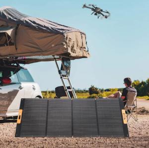 Wholesale 300W Waterproof Lighter Weight Bendable Folding Portable Solar Panel Blanket Battery Charger from china suppliers