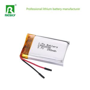 Wholesale Rechargeable Power Lithium Battery Cell 502030 3.7V 250mAh Lipo Battery For Smart Watch from china suppliers
