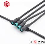 Red Small Size 2 Pin IP68 Multi Pin Connector Plugs For Electrical Bike