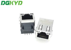 Wholesale DGKYD211B054FG1A4D RJ45 Shielded Connector 8PIN 6U Gold Plating from china suppliers