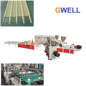 Wholesale Synthetic Resin Glazed Tile PVC Roof Board Extrusion Line ASA Co Extrusion Machine from china suppliers