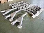 Impact Resistant Ceramic Sleeve Lined Pipe Fittings Thickness 10mm