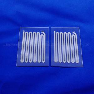 Wholesale Factory Custom Slotted Quartz Glass Sheet High Temperature Resistance from china suppliers