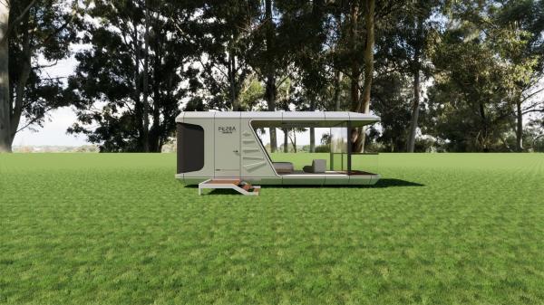 Space capsule Tiny home Mobile modular houses prefabricated space capsule house