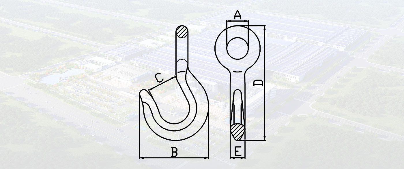 SLR280-ROUND REVERSE EYE HOOK