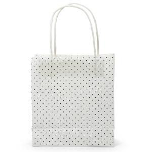 Wholesale White color printing hot foil white kraft paper bag with handle low cost from china suppliers