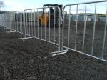 Electric Galvanized Temporary Fencing Crowd Control Barriers Metal Pedestrian