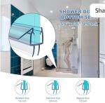 12mm Plastic Shower Door Fitting Environmental Co-extruded PVC Waterproof Seal