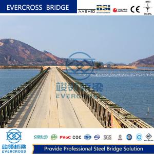 Wholesale Large Span Steel Bailey Bridge construction Double Row Single Layer Economic from china suppliers