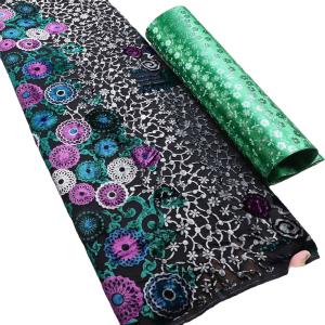Wholesale Support 7 Days Sample Order Lead Time African Print Silk Viscose Velvet Fabric for Dress from china suppliers