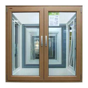 Wholesale Aluminum Windows Alloy Crank Handle Double Trade Casement Window With Burglar Proof from china suppliers