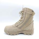 Tactical Safety Shoes High Top Tactical Boots with Side Zipper Outdoor Camping
