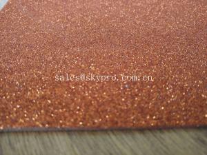 Wholesale 2mm Thin EVA Foam Sheet Rolls , Rubber Sole Sheet Shiny Cloth Coated from china suppliers